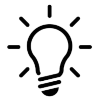 Light bulb under ‘Our Values’ for the ‘Proactive Problem-Solving’ section: A light bulb icon.